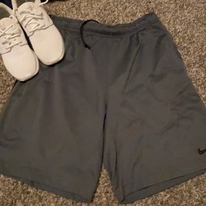 Dark gray nike shorts size M